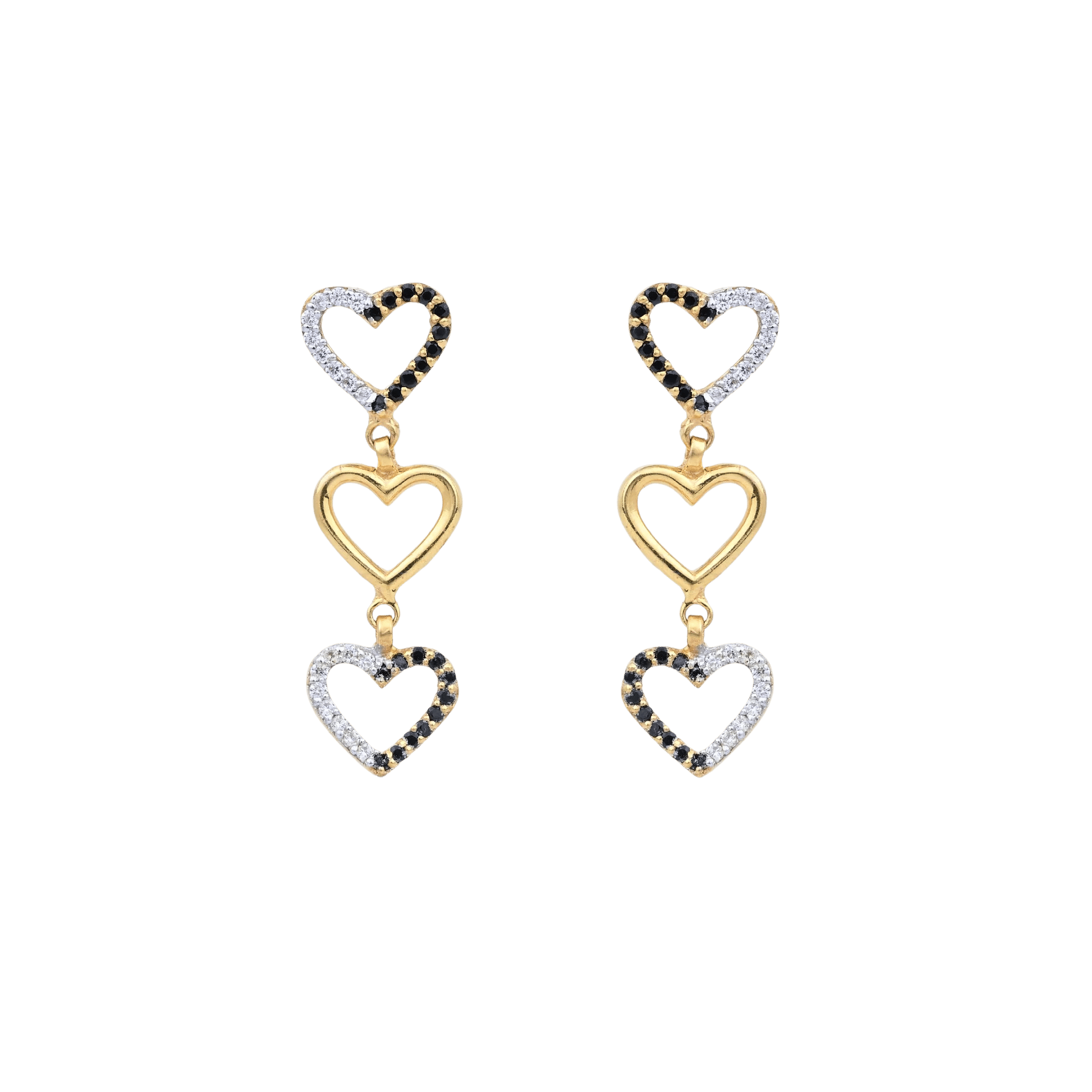 Classic Gold-Tone Everyday Hoop Earrings (1/54695 )