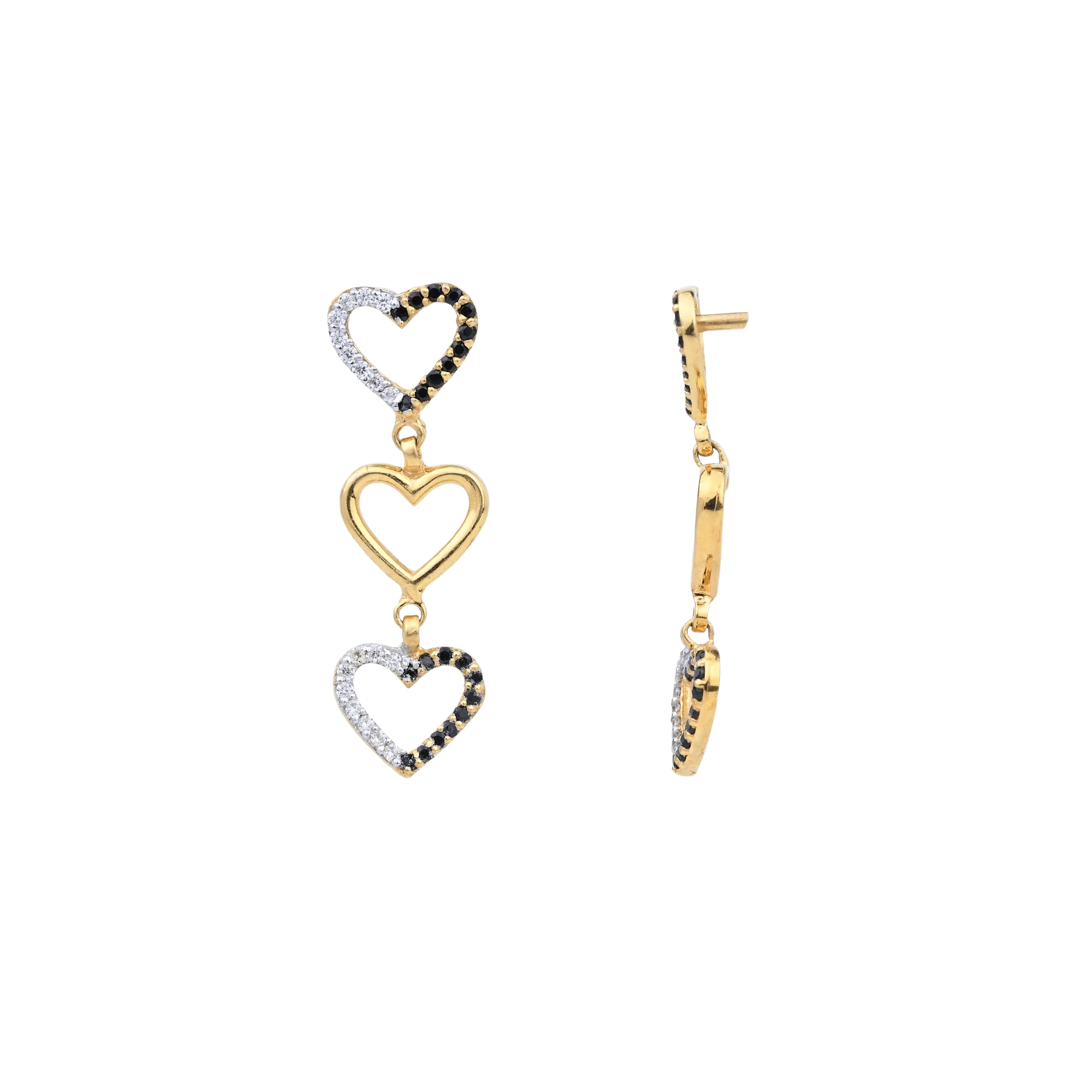 Classic Gold-Tone Everyday Hoop Earrings (1/54695 ) - Image 3