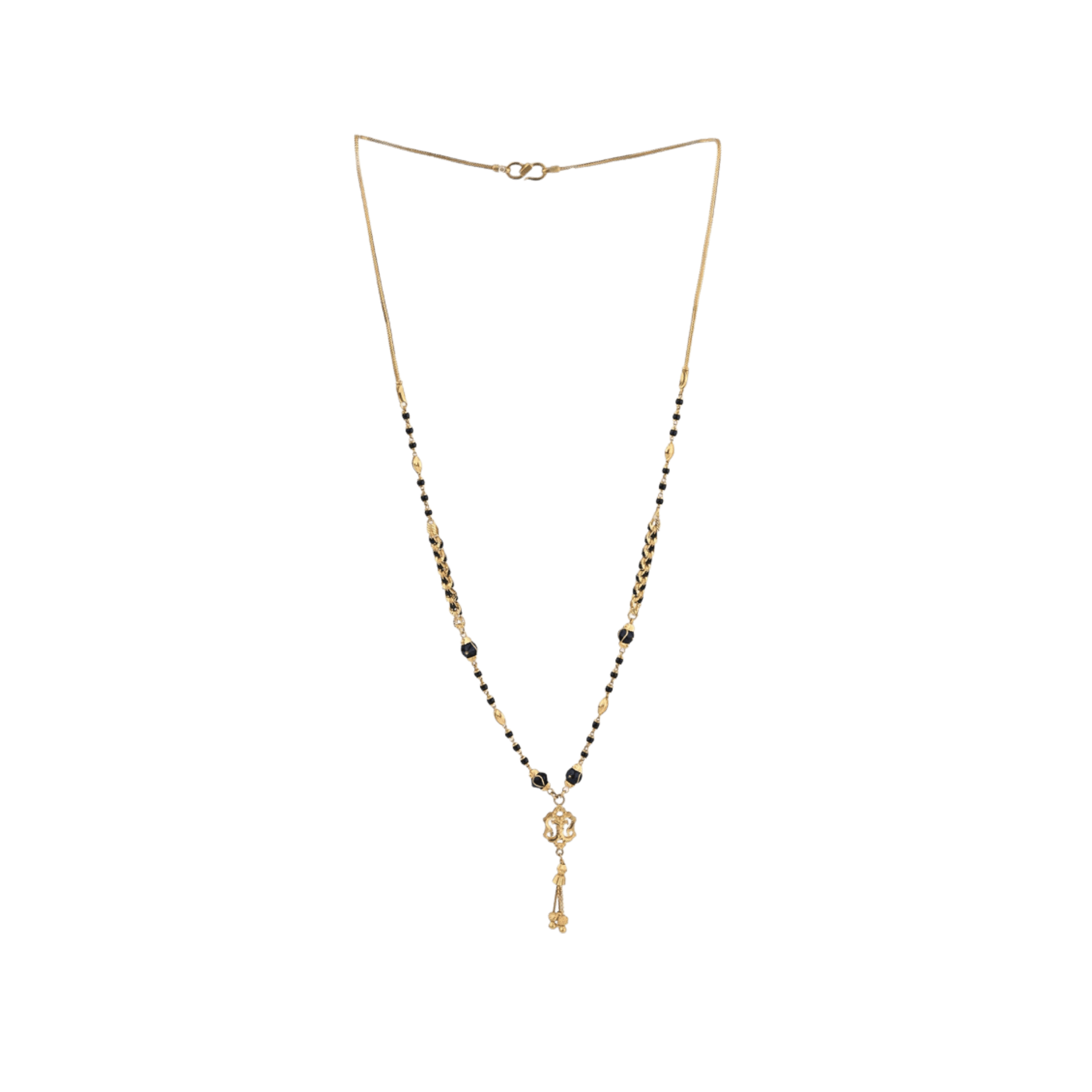 Traditional Black Bead Mangalsutra Chain-Contemporary Wear (SD_BB_CH1) - Image 2