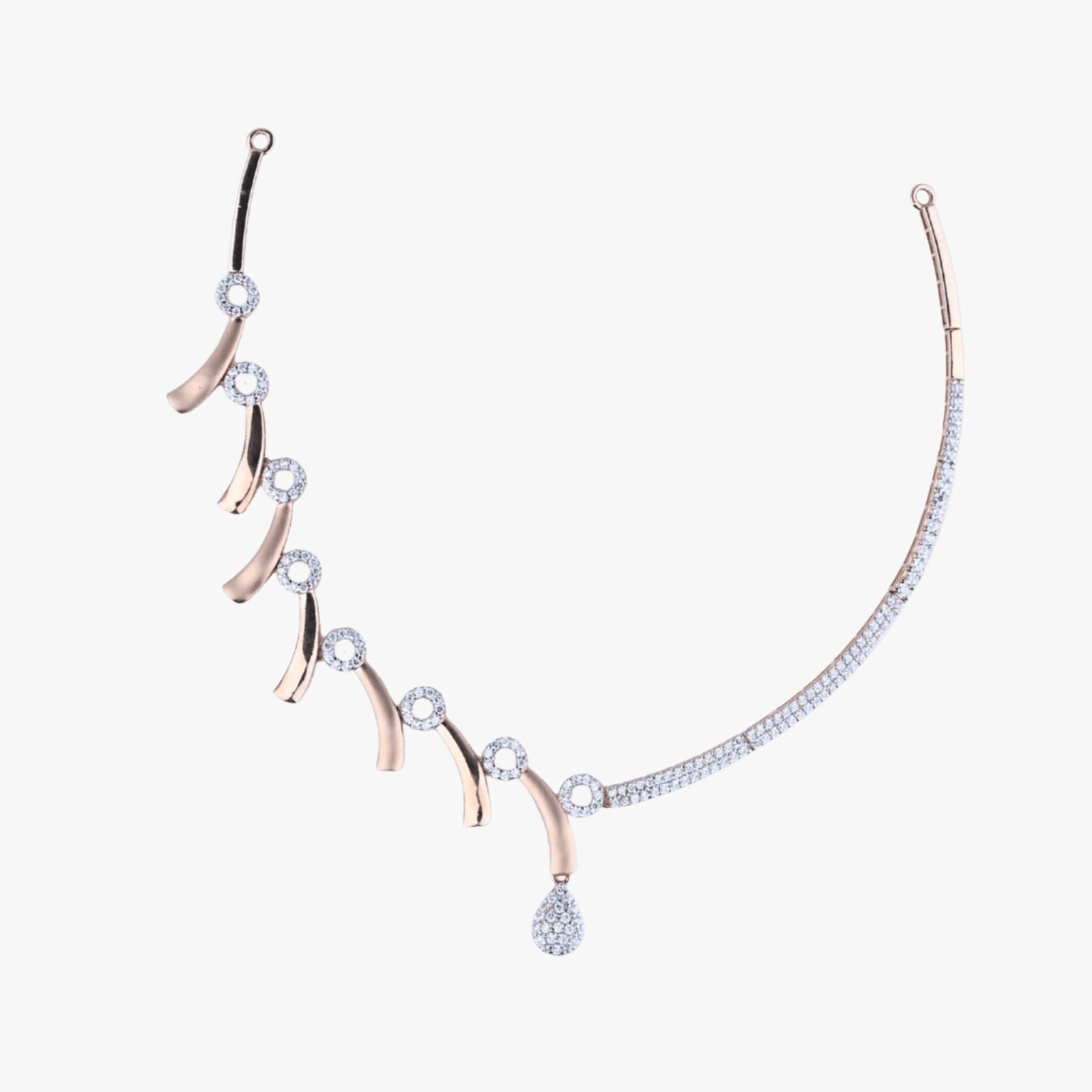 Gold Plated Designer Necklace with Pearl Charms (MG_NK3 )