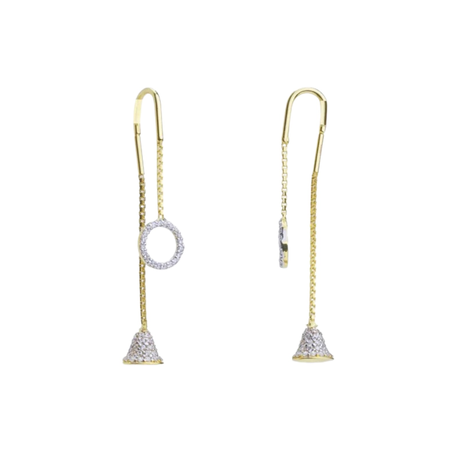 Festive Suidhaga Gold Earrings – Radiant Occasion Wear (1/56479) - Image 2