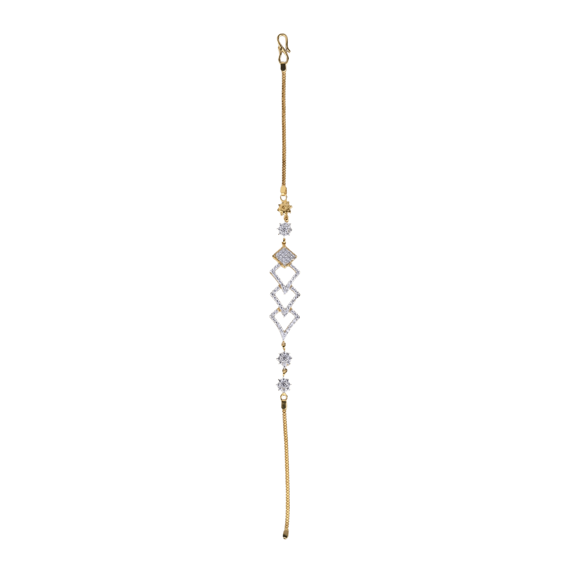 Cubic Diamond Gold Bracelet – Elegant & Minimalist (1/52751) - glitzjewels