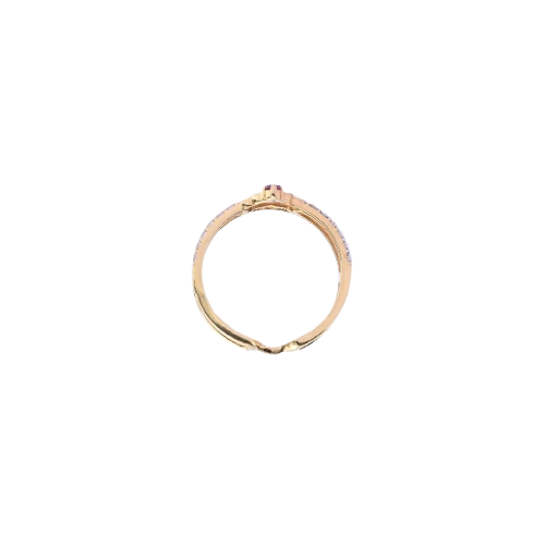 Queen Gold & Ruby Ring – Vibrant Elegance (1/53555) - Image 2