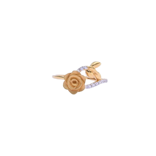 Rosette Gold Ring – Diamond-Accented (1/53277)