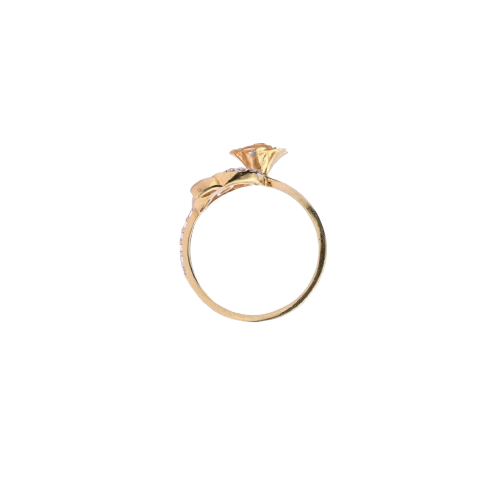 Rosette Gold Ring – Diamond-Accented (1/53277) - Image 2